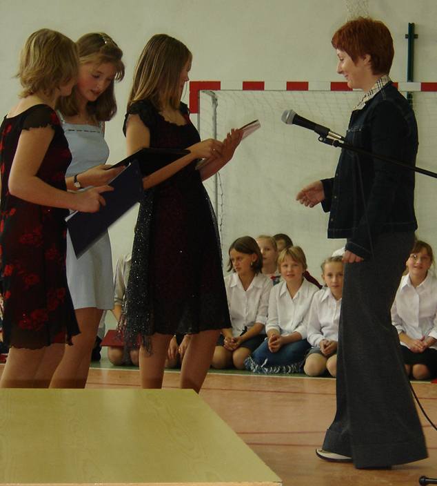 Oskara odbiera pani Edyta Saek
