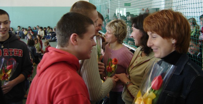 Uczniowie klasy Ic w czci artystycznej