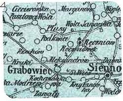 Mapa Powiatu Ilżeckiego z 1907 r.