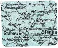 Mapa Powiatu Ileckiego z 1907 r.